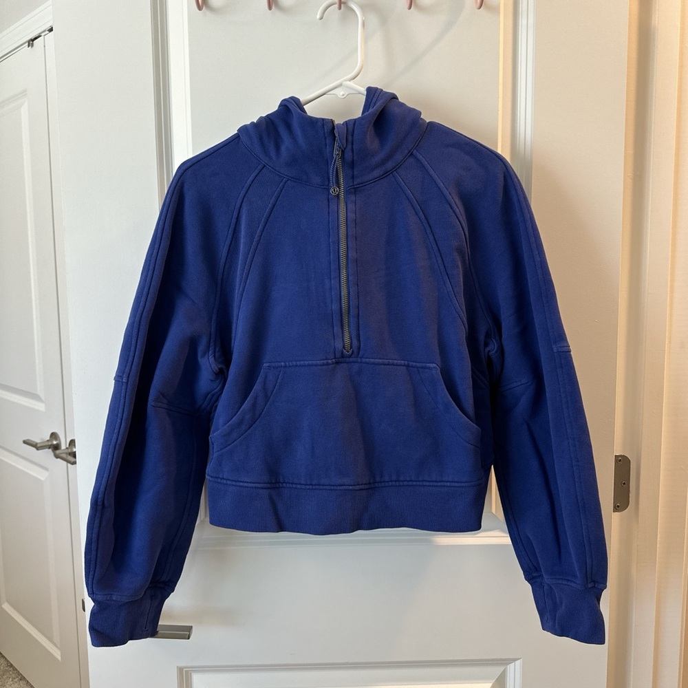 Lululemon Blue Half-Zip Hoodie
